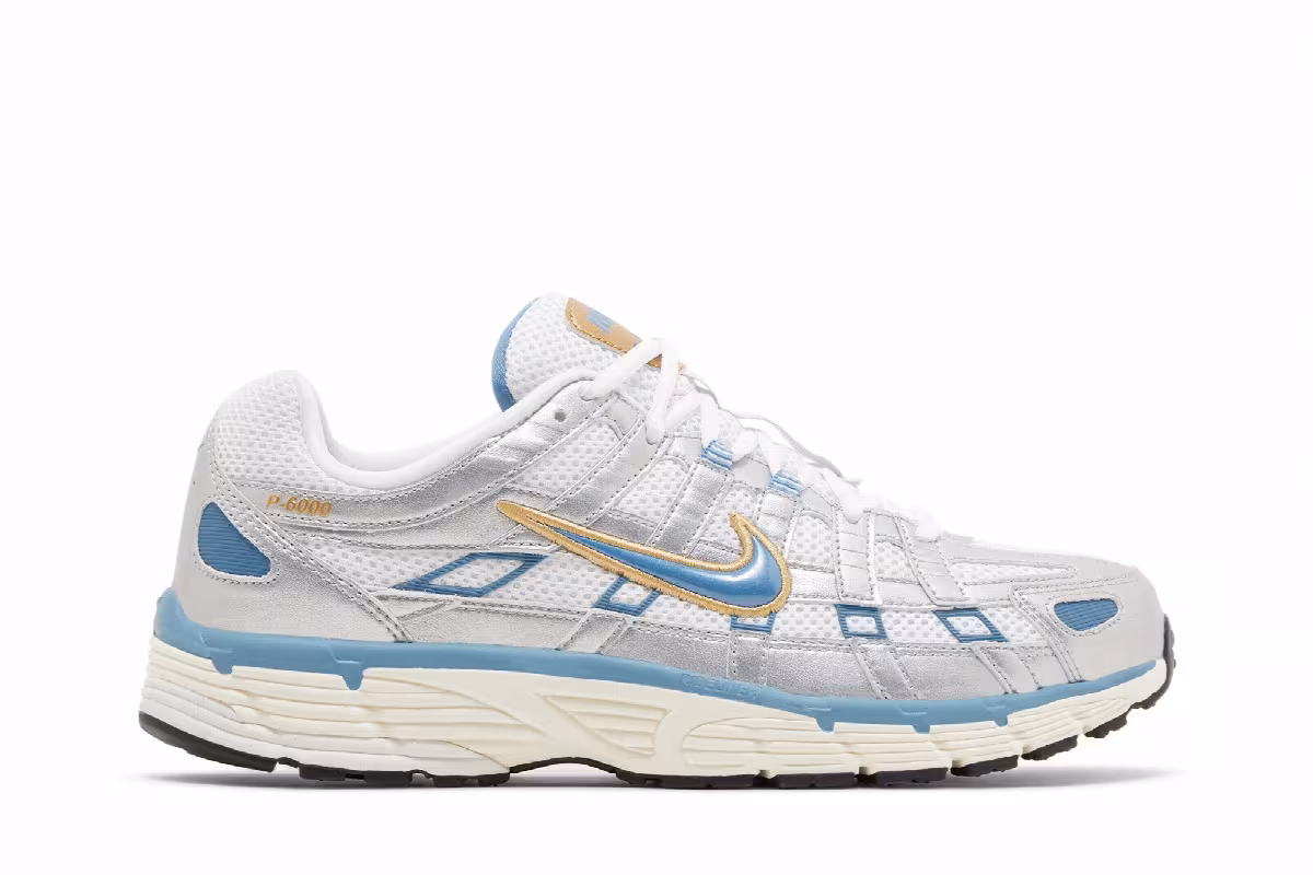 Nike P-6000 Metallic Silver Aegean Storm, view 2