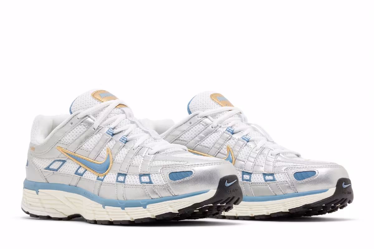Nike P-6000 Metallic Silver Aegean Storm, view 9