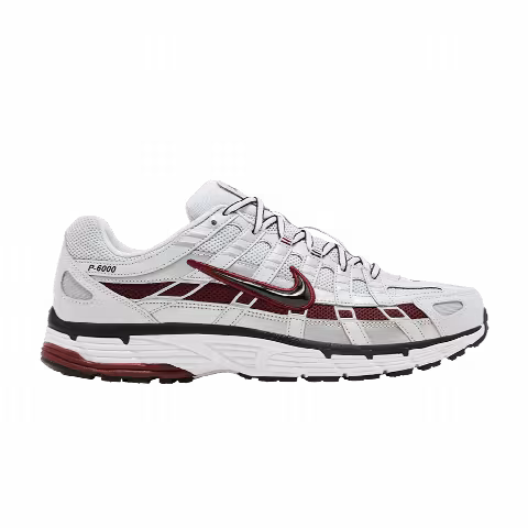 Nike P-6000 'Pure Platinum Team Red'