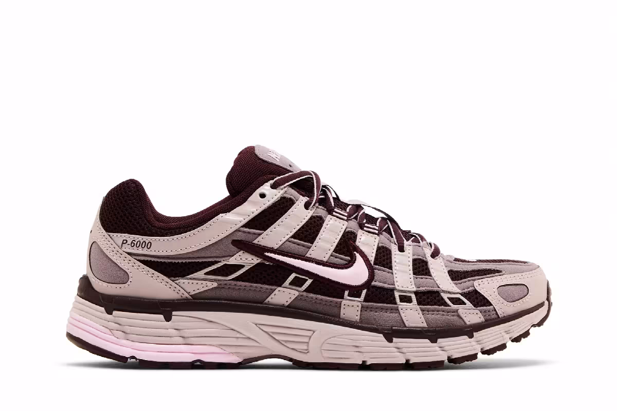 Nike Women's P-6000 Burgundy Crush, view 2