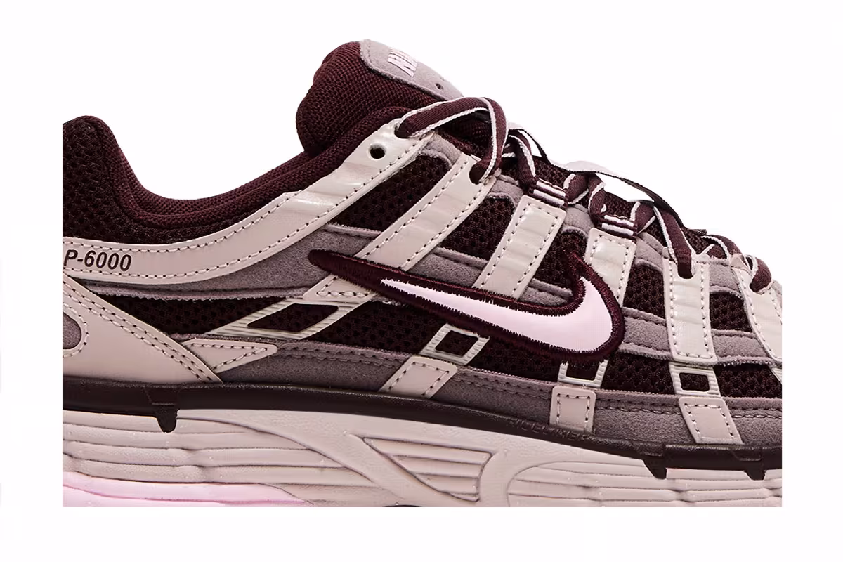 Nike Women's P-6000 Burgundy Crush, view 3