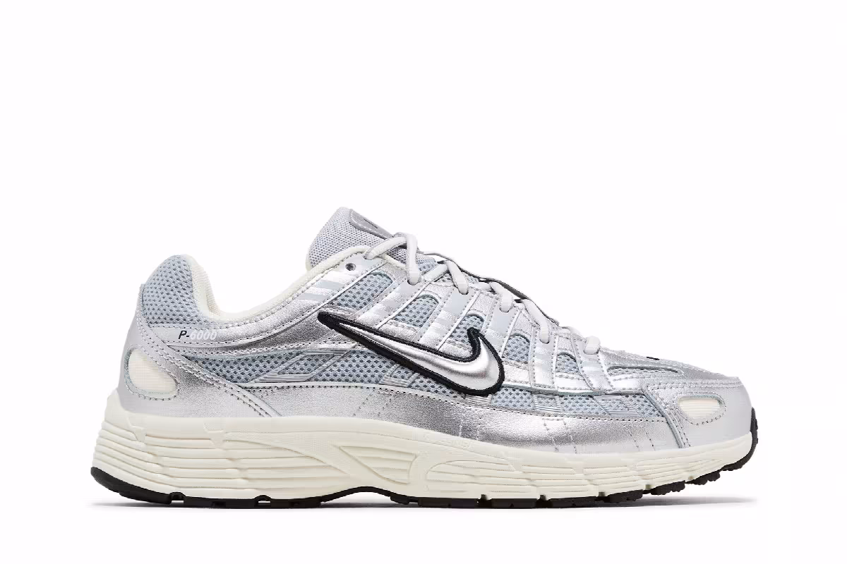 Nike P-6000 GS Metallic Silver, view 2