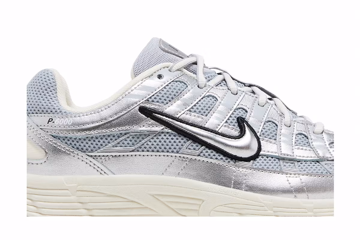 Nike P-6000 GS Metallic Silver, view 3