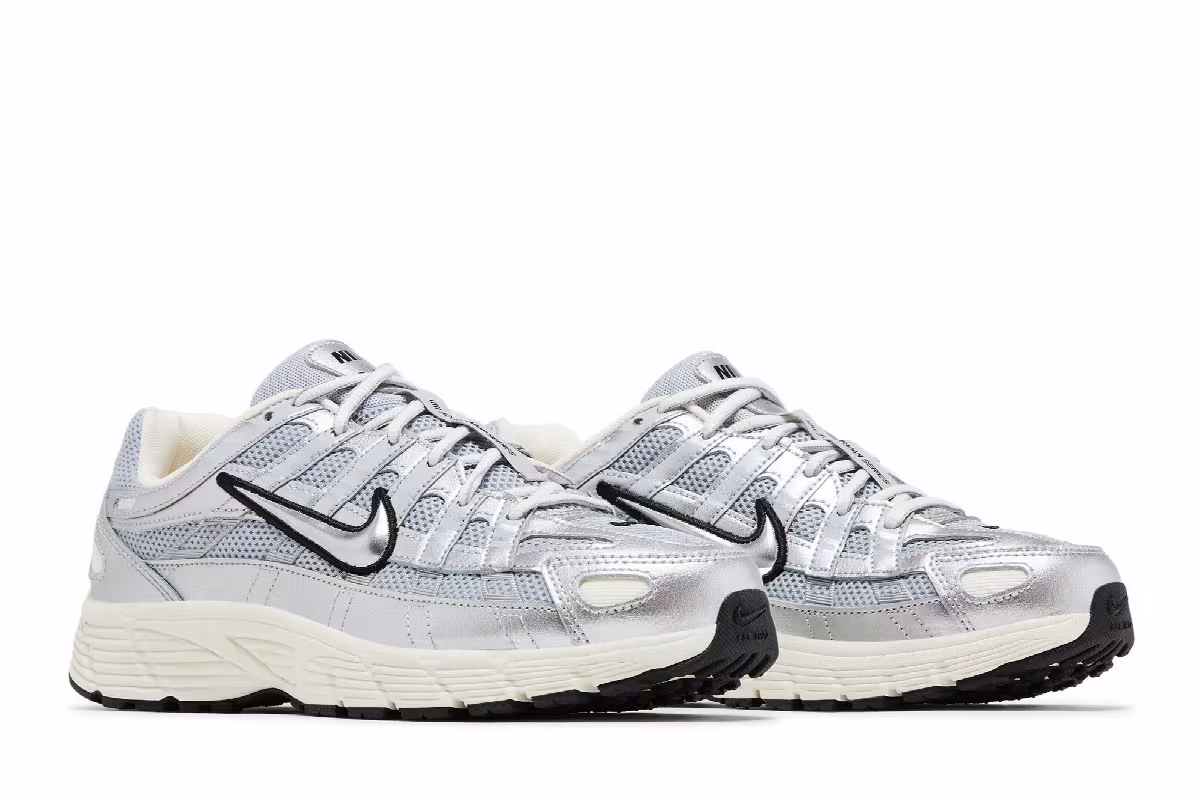 Nike P-6000 GS Metallic Silver, view 9