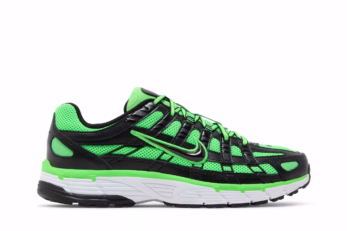 Nike P-6000 Green Strike Black, view 2
