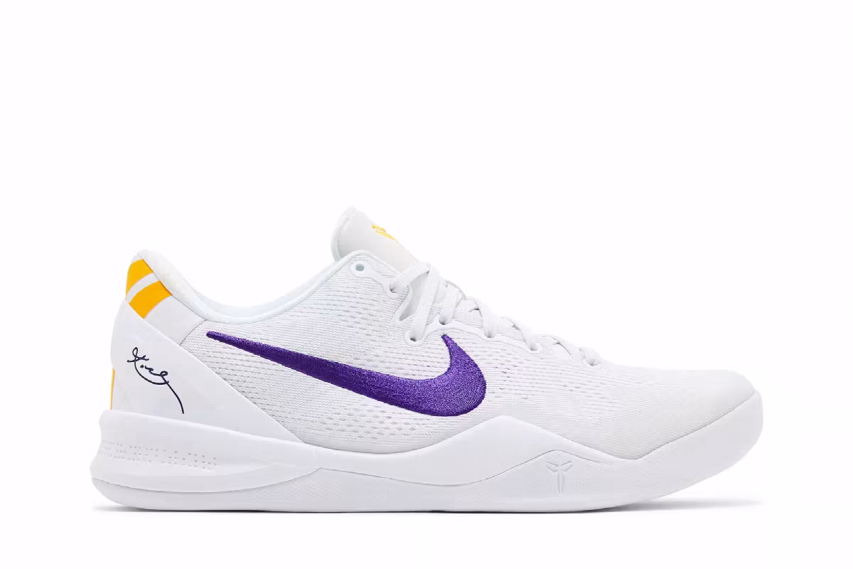 Nike Kobe 8 Protro Lakers Home, view 2