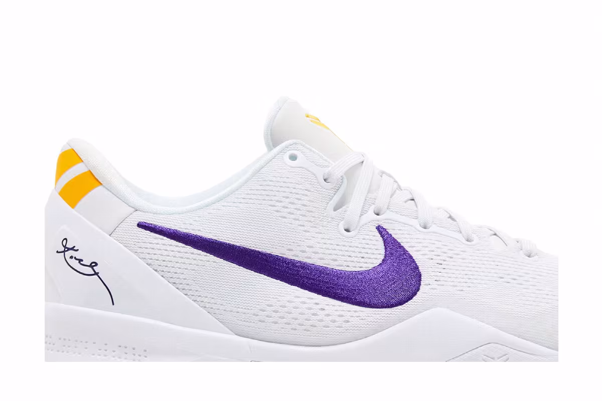 Nike Kobe 8 Protro Lakers Home, view 3