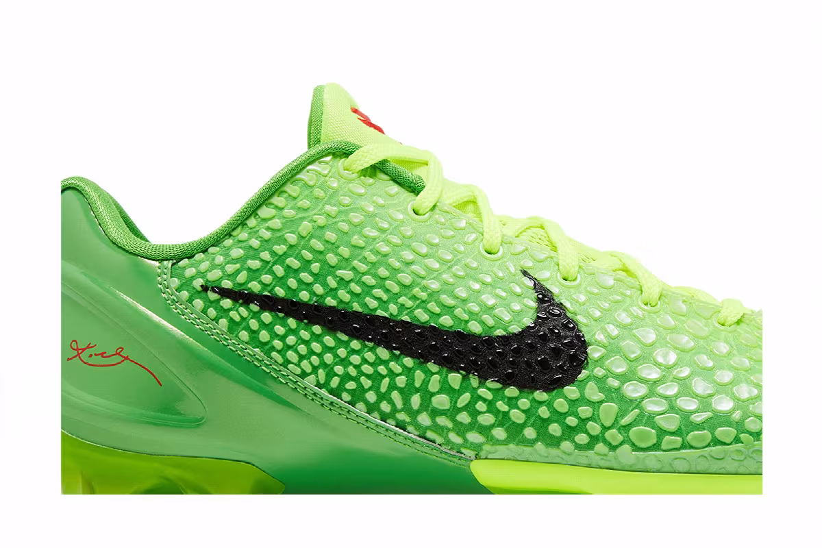 Nike Vapor Edge Kobe 6 SE Grinch, view 3