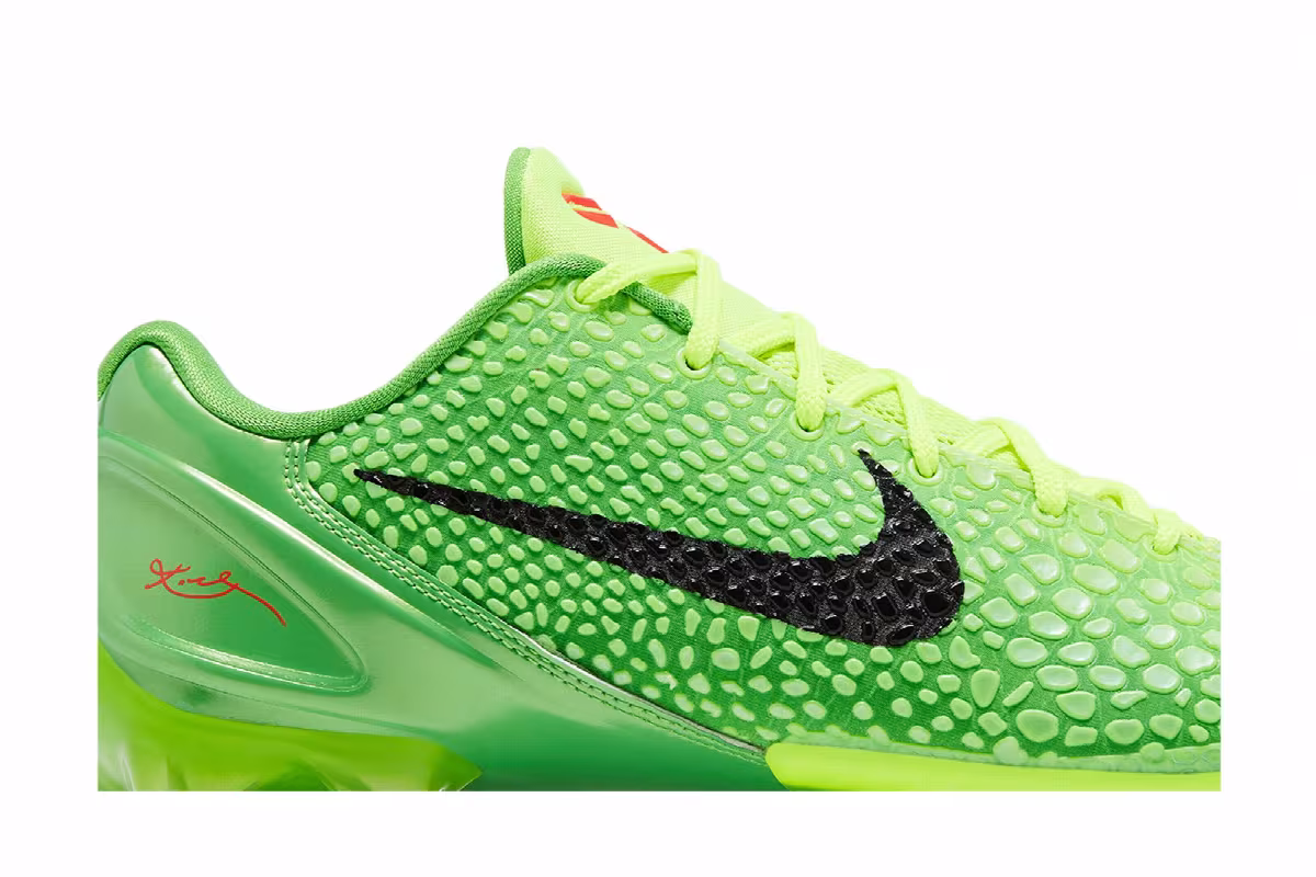 Nike Vapor Edge Kobe 6 SE Grinch Mismatch, view 3