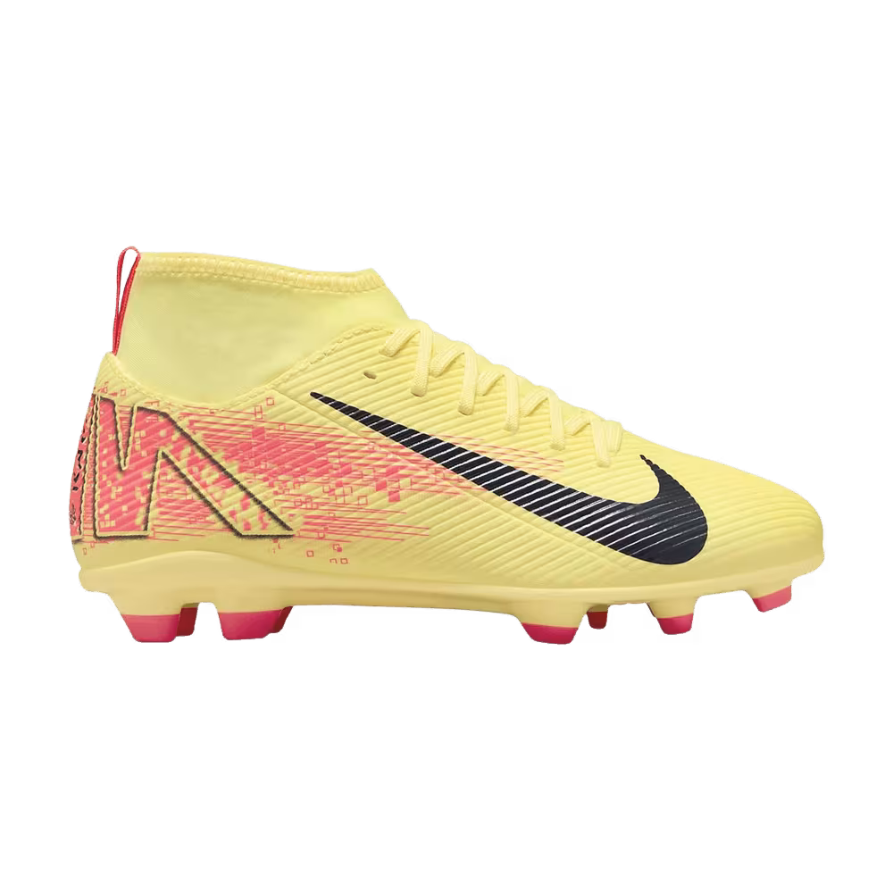 Kylian Mbappé x Nike Jr. Mercurial Superfly 10 GS Light Laser Orange/Armory Navy