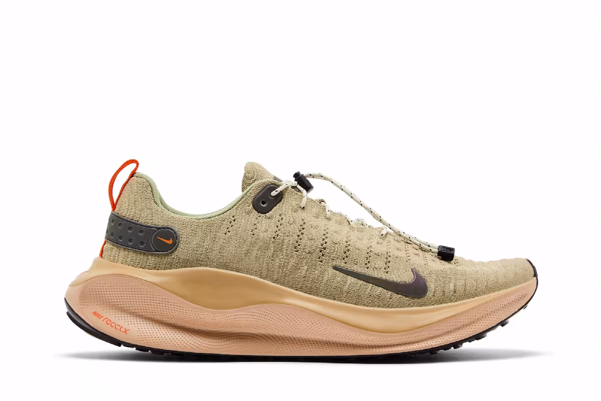 Nike ReactX Infinity Run 4 Neutral Olive Flax, view 2