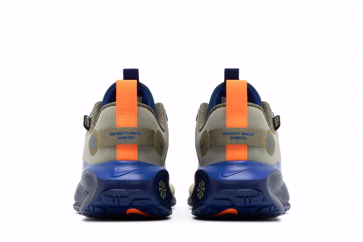 Nike ReactX Infinity Run 4 GORE-TEX Neutral Olive Thunder Blue, view 7