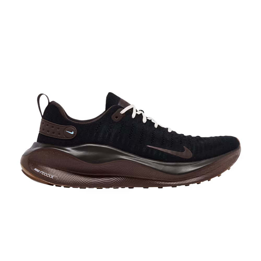 Nike ReactX Infinity Run Black Baroque Brown