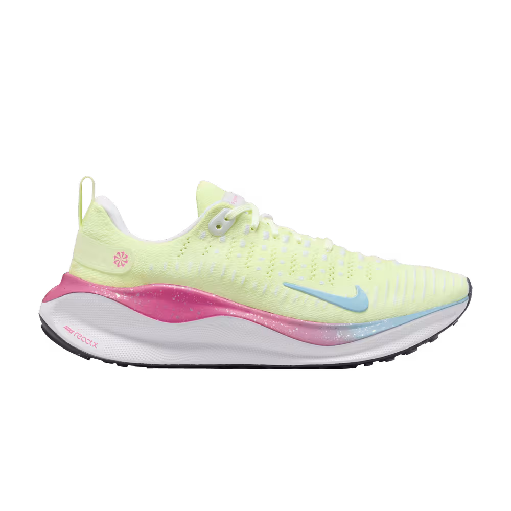 Nike Women's ReactX Infinity Run 4 Barely Volt Aquarius Blue