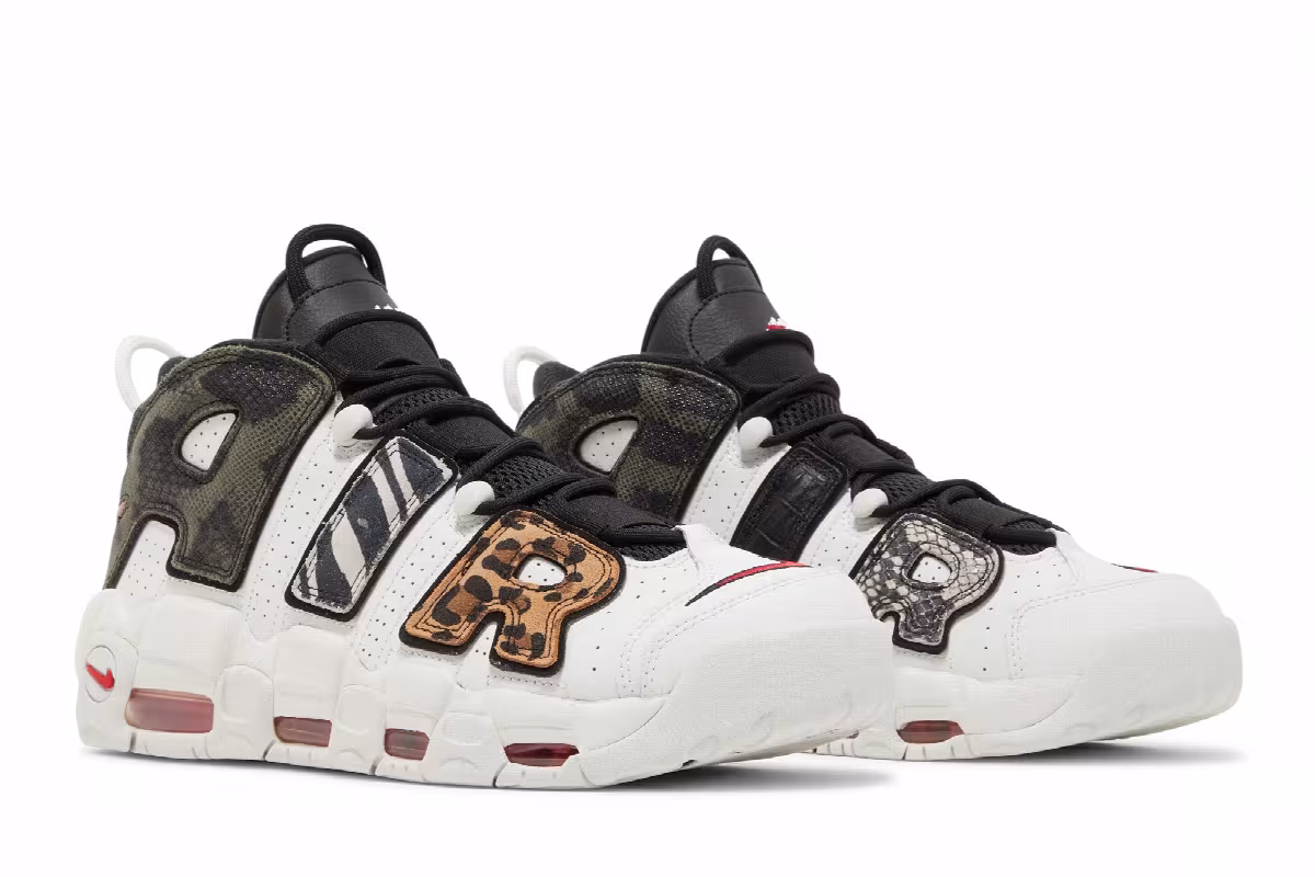 Nike Air More Uptempo Tunnel Walk, view 9