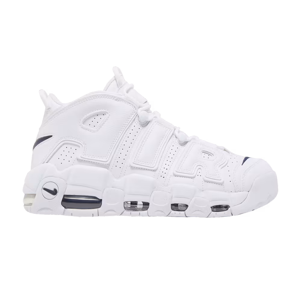 Nike Air More Uptempo White Midnight Navy
