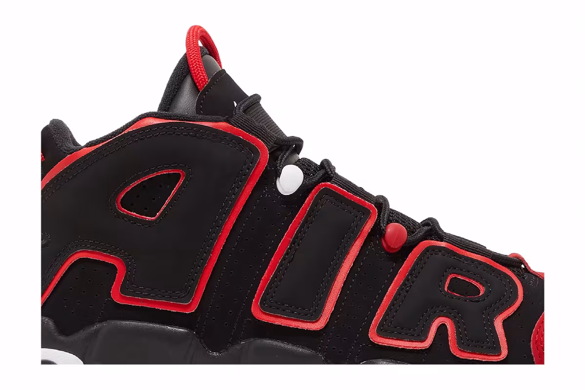 Nike Air More Uptempo Red Toe, view 3