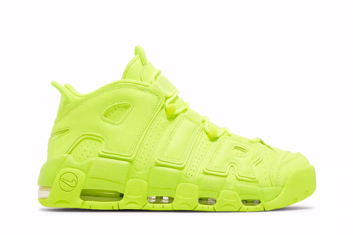 Nike Air More Uptempo Volt, view 2