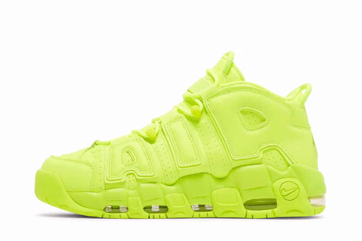 Nike Air More Uptempo Volt, view 4