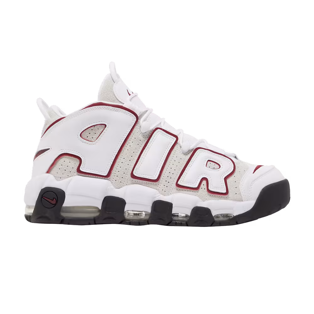Nike Air More Uptempo White Team Red