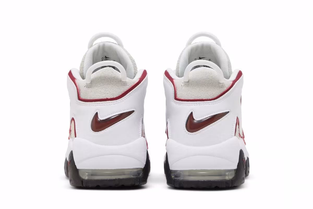 Nike Air More Uptempo White Team Red, view 7