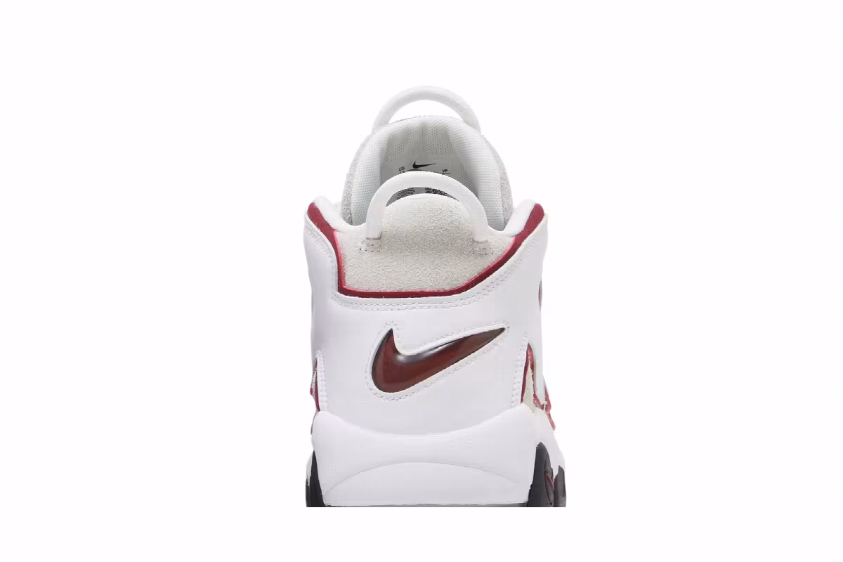 Nike Air More Uptempo White Team Red, view 8