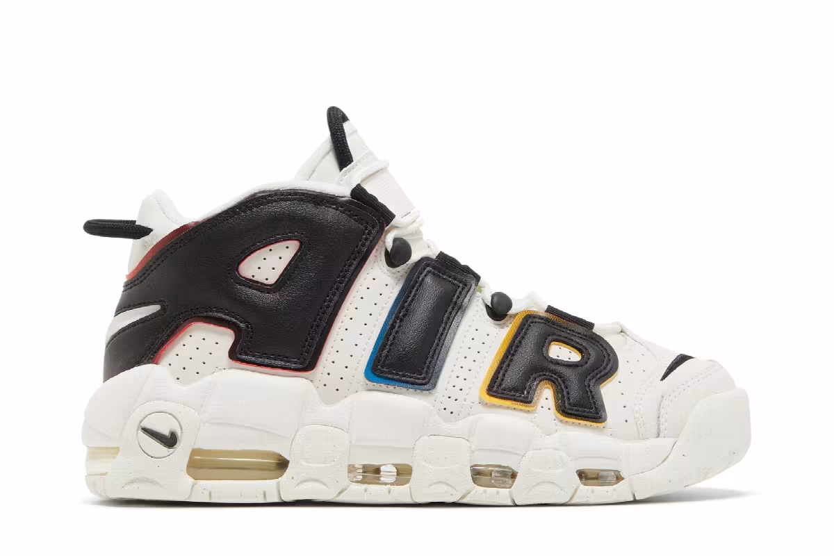 Nike Air More Uptempo Primary Colors, view 2