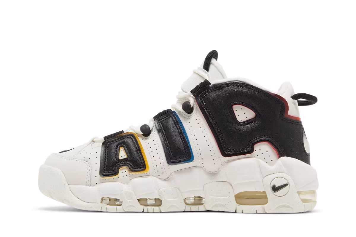 Nike Air More Uptempo Primary Colors, view 4