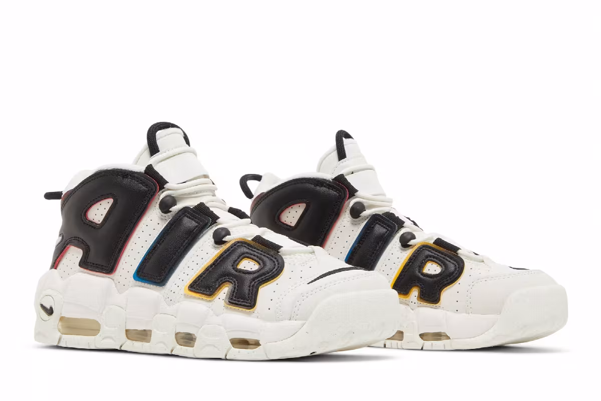 Nike Air More Uptempo Primary Colors, view 9