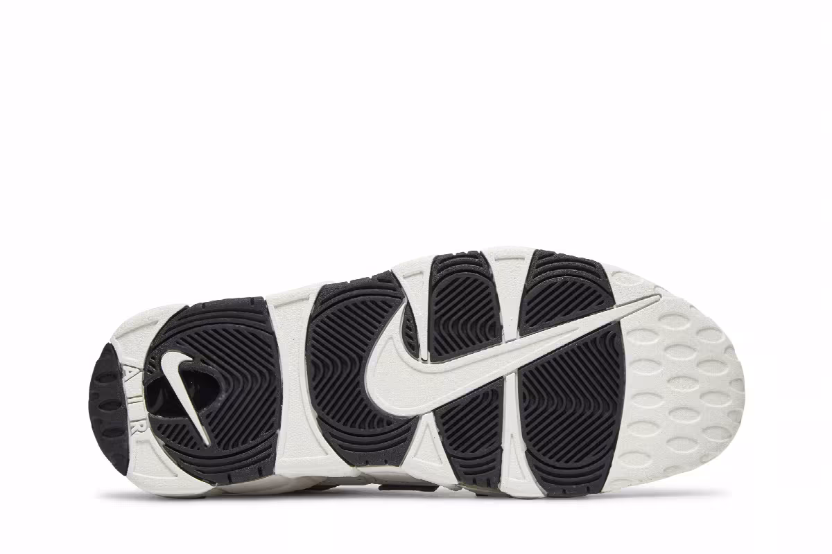 Nike Women's Air More Uptempo White Black, view 5