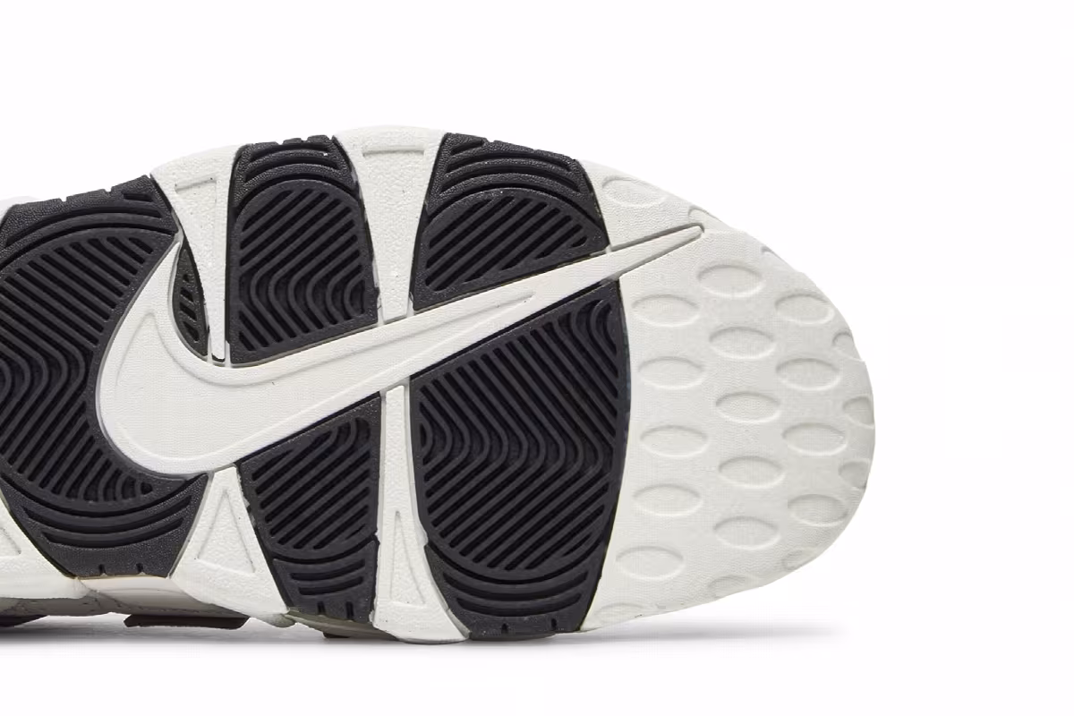 Nike Women's Air More Uptempo White Black, view 6