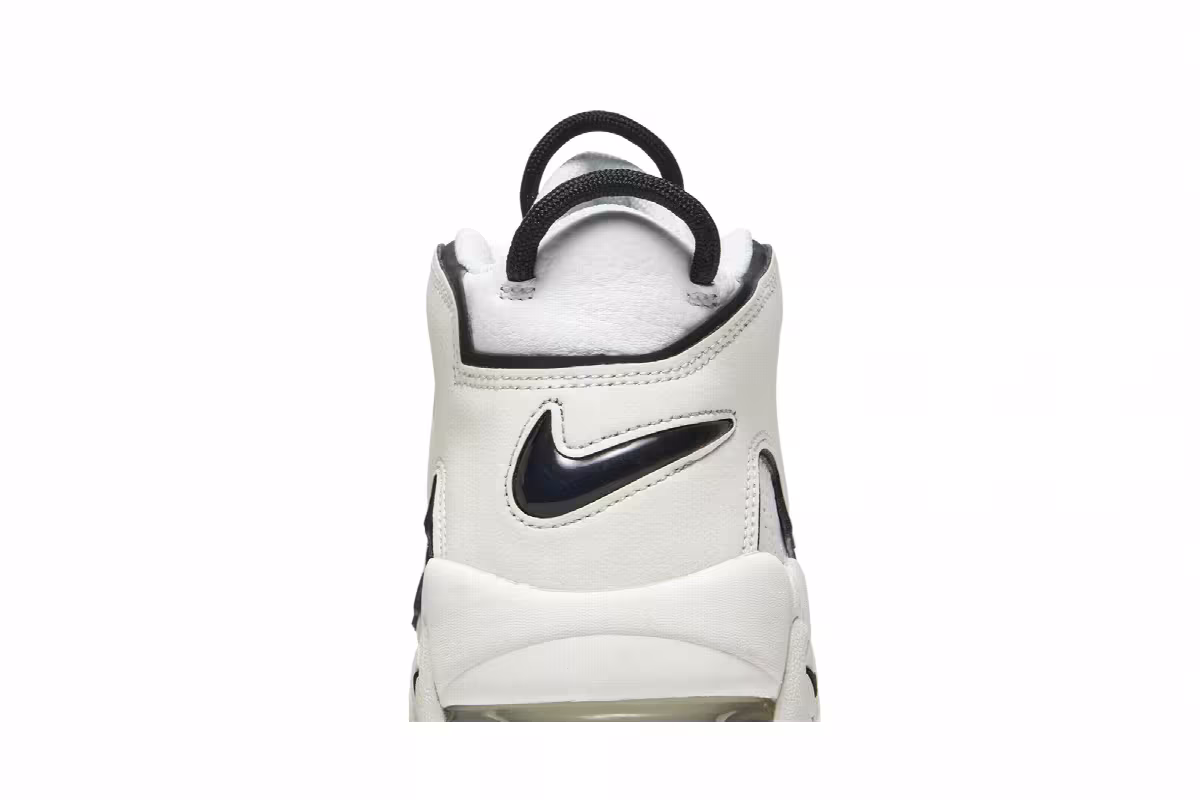 Nike Women's Air More Uptempo White Black, view 8