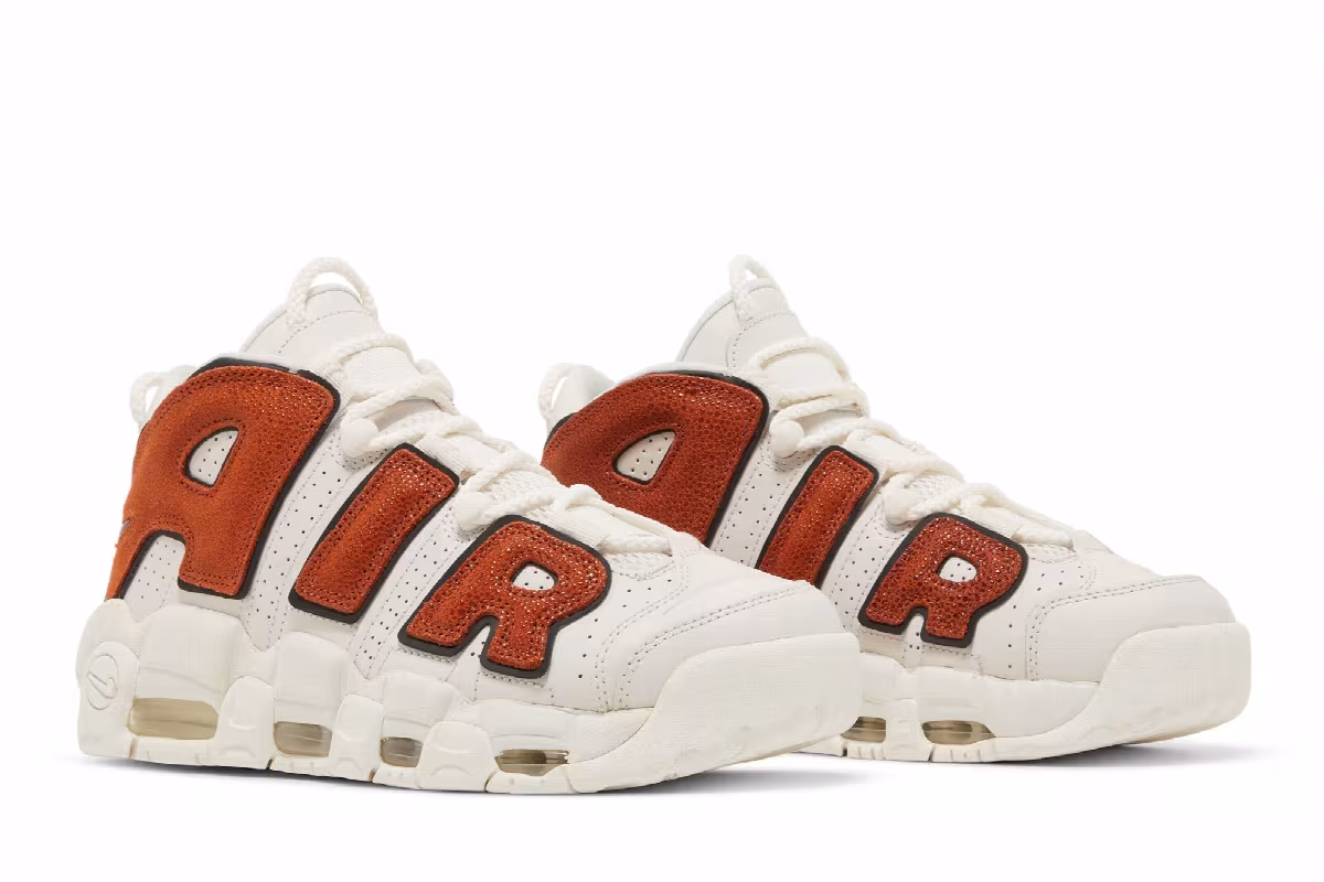 Nike Women's Air More Uptempo Basketball Leather, view 9