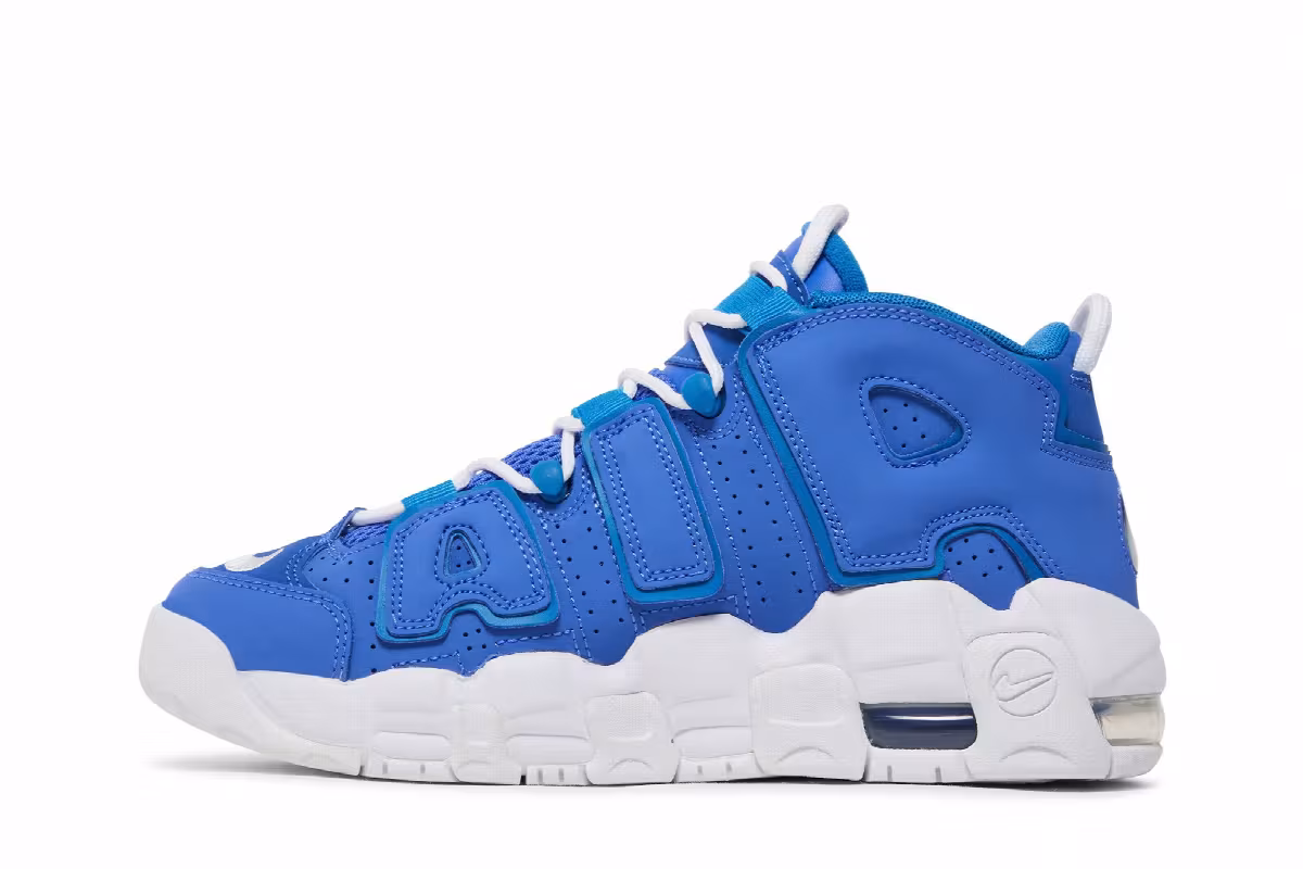 Nike Air More Uptempo GS Medium Blue, view 4