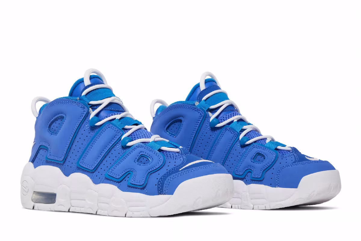 Nike Air More Uptempo GS Medium Blue, view 9