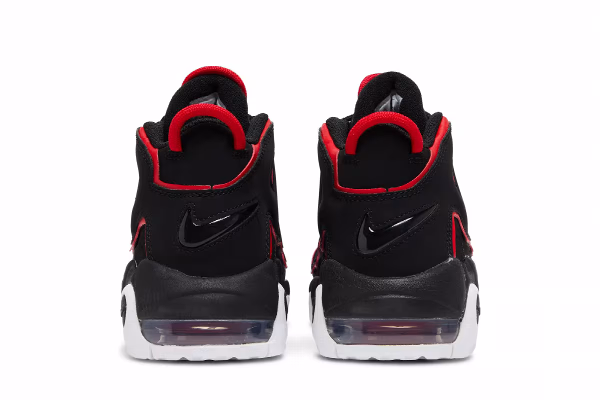 Nike Air More Uptempo GS Red Toe, view 7