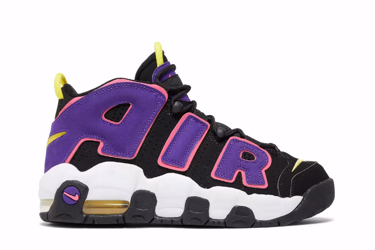 Nike Air More Uptempo GS Court Purple, view 2