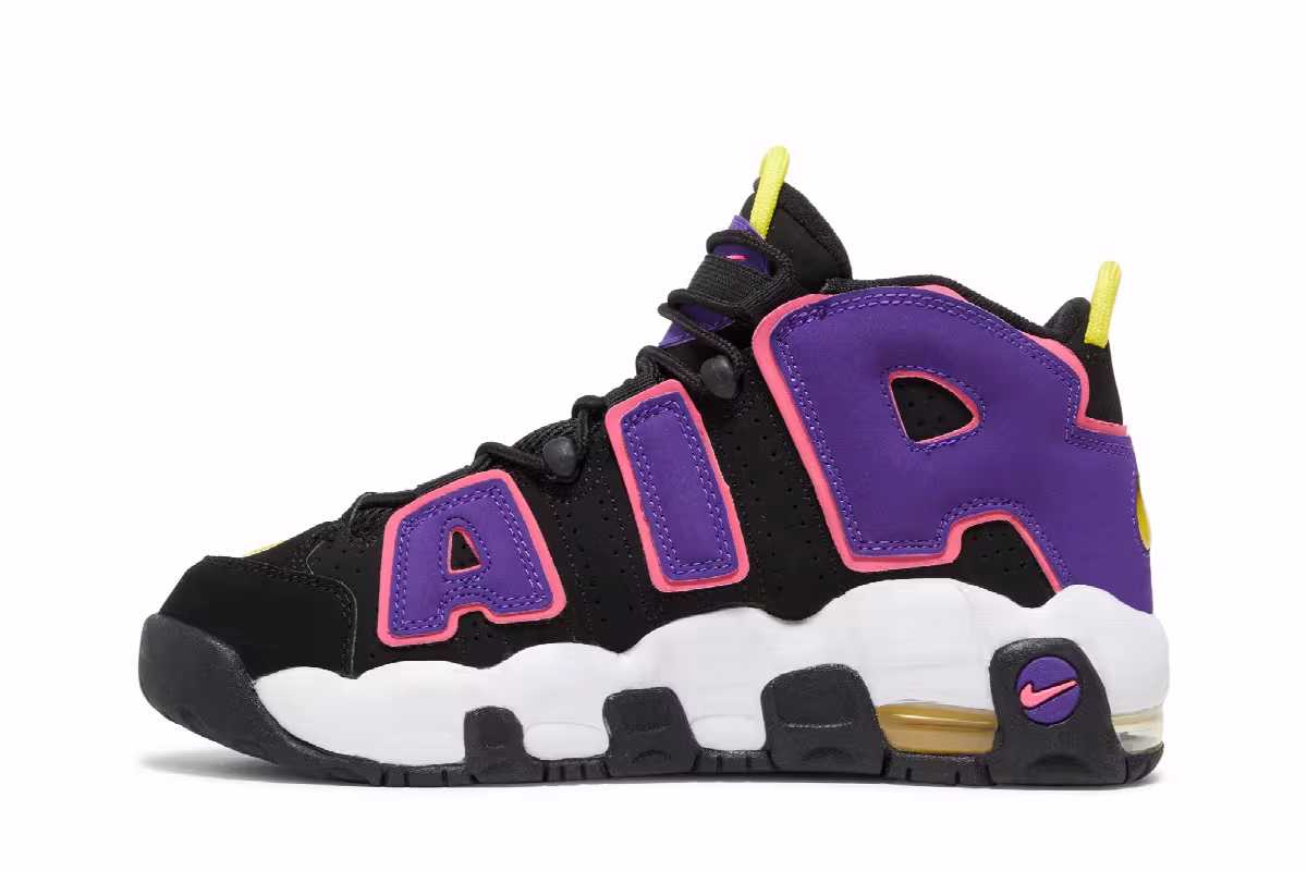Nike Air More Uptempo GS Court Purple, view 4