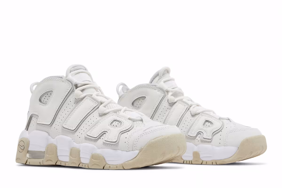 Nike Air More Uptempo GS Phantom Sand Drift, view 9
