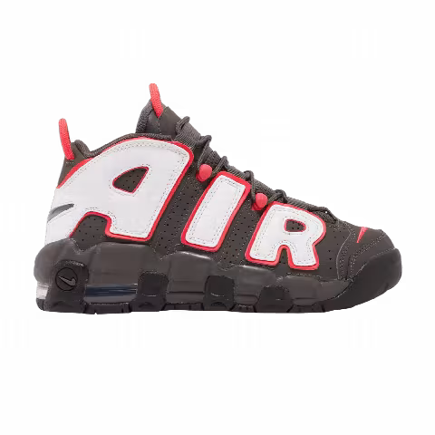 Nike Air More Uptempo GS 'Medium Ash Siren Red White'
