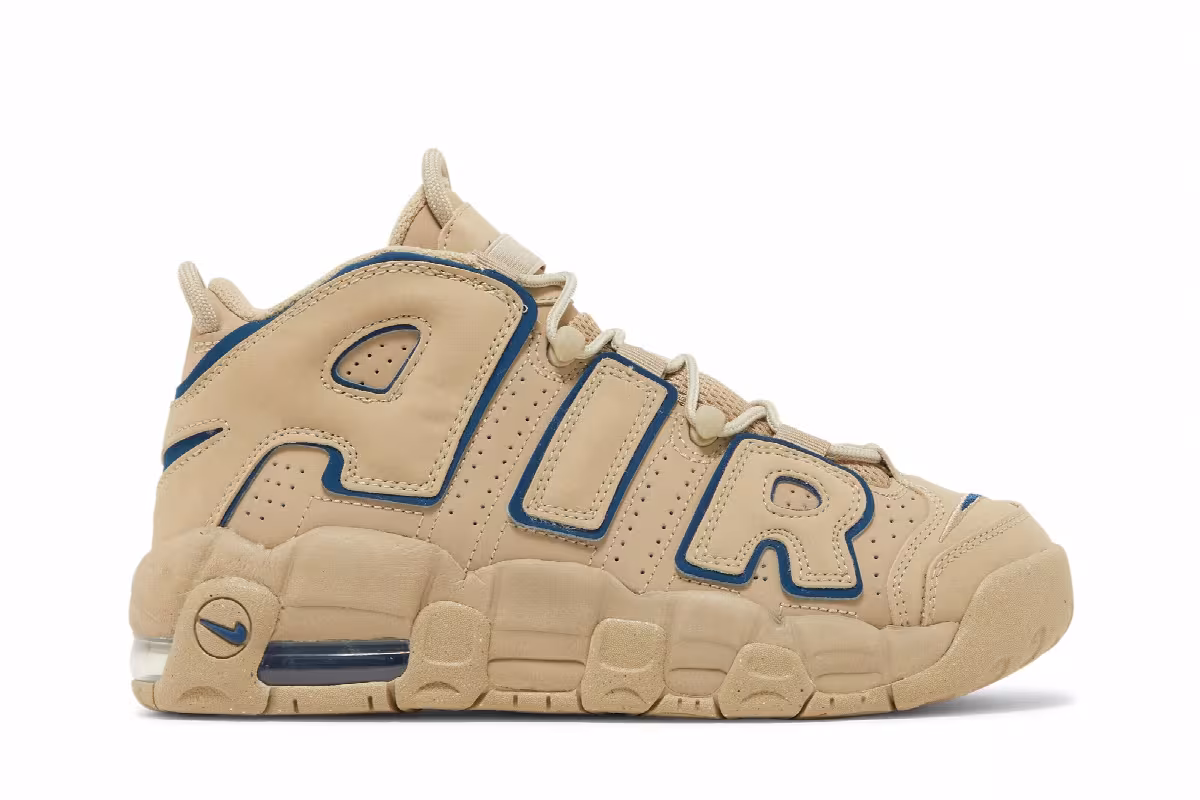 Nike Air More Uptempo GS Limestone, view 2