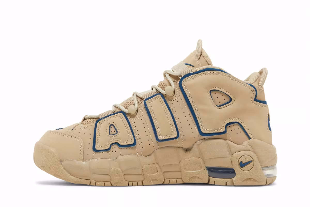 Nike Air More Uptempo GS Limestone, view 4