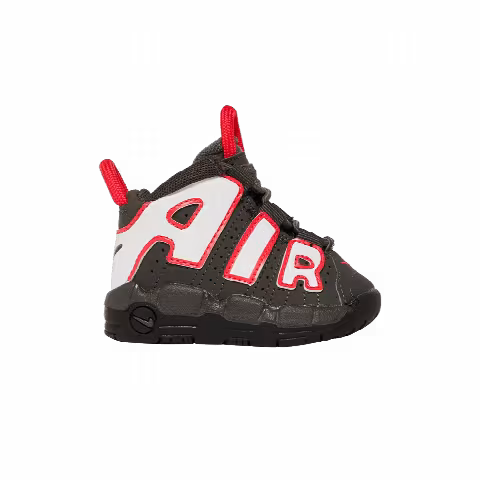 Nike Air More Uptempo TD 'Medium Ash Siren Red White'