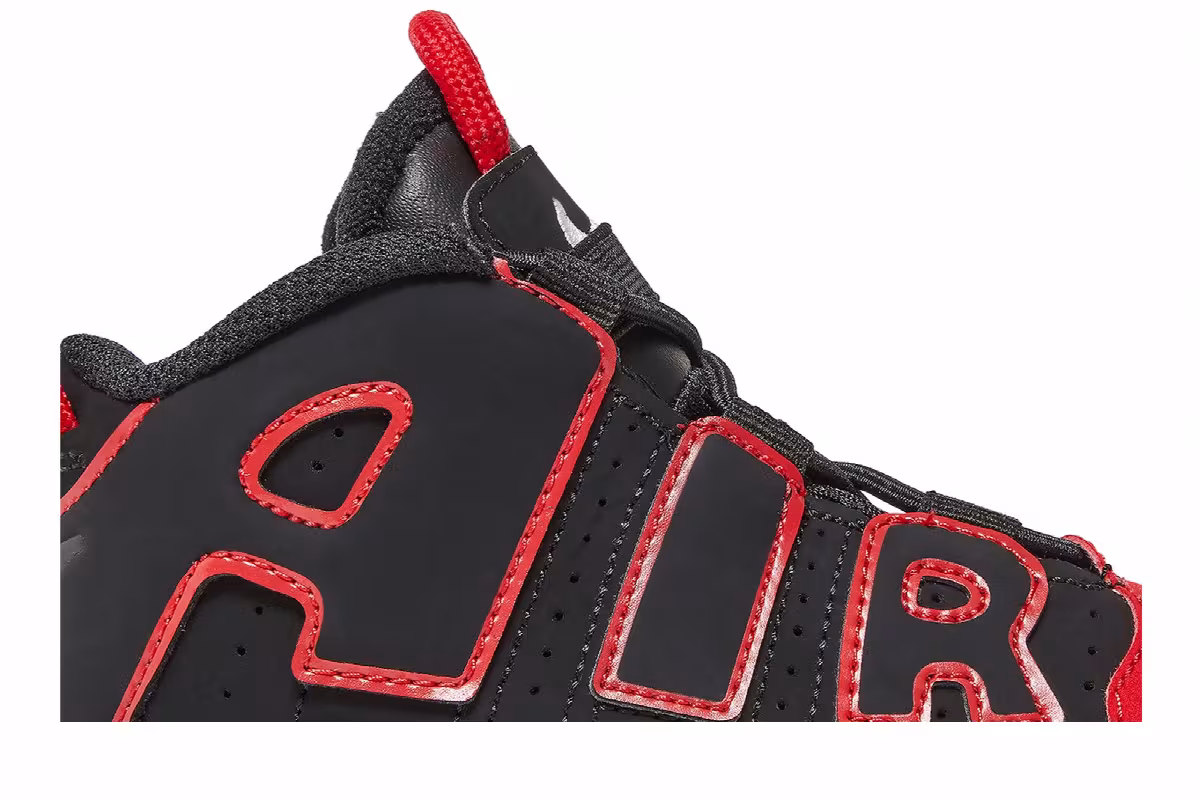 Nike Air More Uptempo TD Red Toe, view 3