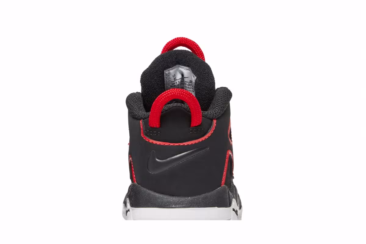 Nike Air More Uptempo TD Red Toe, view 8