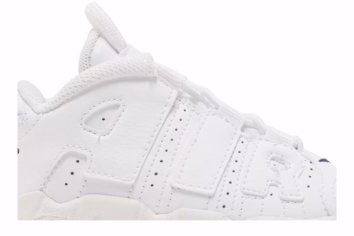 Nike Air More Uptempo TD White Midnight Navy, view 3