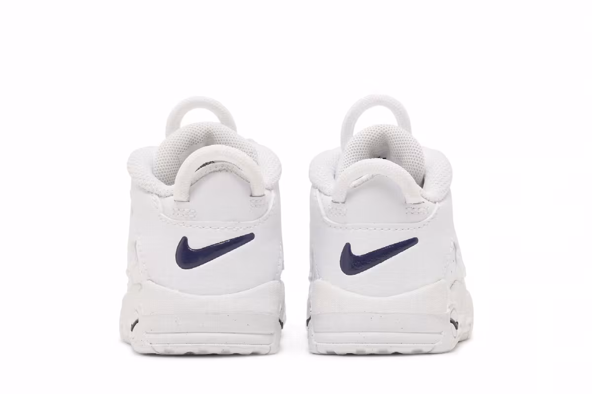 Nike Air More Uptempo TD White Midnight Navy, view 7