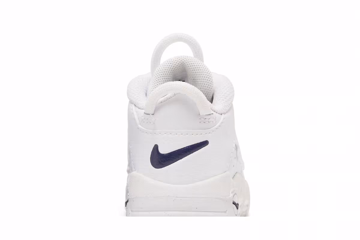 Nike Air More Uptempo TD White Midnight Navy, view 8