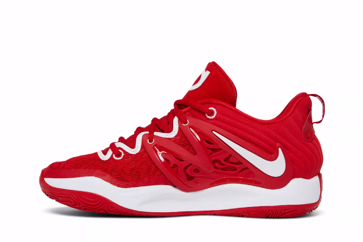 Nike KD 15 TB University Red, view 4