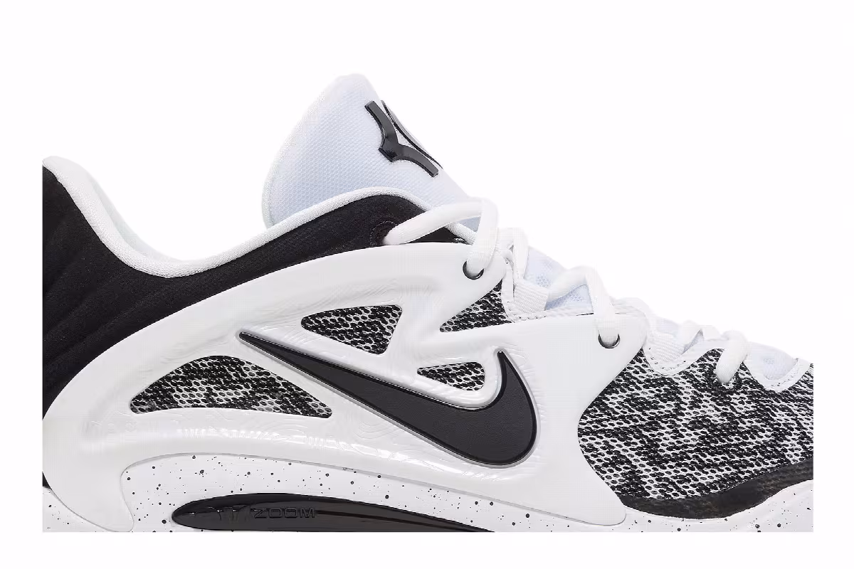 Nike KD 15 TB White Black Speckled, view 3